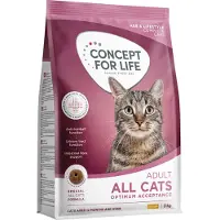 Concept for Life 3kg All Cats kissan kuivaruoka
