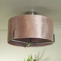 Searchlight Kattovalaisin Kyran, himmennettävä, Punainen, Olohuone/ruokailutila, Tekstiili/kangas/silkki, Moderni