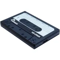 Inter-Tech 2.5-inch SATA Retro HD-25620 Disk Case (Black) for External HDD/SSD via USB 3.2 Gen 1, up to 6 TB (88884113)
