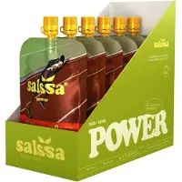 Salssa Power Energiajuoman Kerta-annospakkaus Päärynä Ja Karhunvatukka 150g 6 Yksiköt