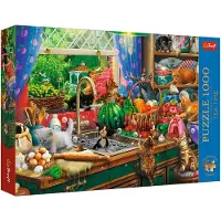 Trefl Premium Plus Tea Time: Troublemaker Kittens 1000p palapeli