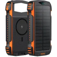 4smarts – Solar Power Bank Rugged TitanPack UltiMag 20000mAh black (496560)