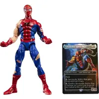 Hasbro Magic The Gathering Marvelin Legenda Taistelussa Vaurioitunut Spider-man-figuuri Ja Ainutlaatuinen Foliokortti Englanti 15 Cm