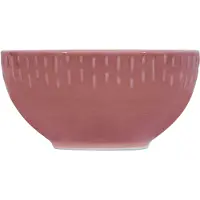 Aida Confetti Bowl W/Relief 1 Pcs Giftbox - Burgundy - Ø 14 CM x 15.3