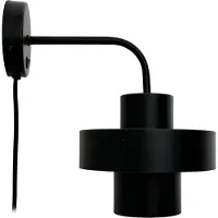 Dyberg Larsen Stoke Wall Lamp - Black - Ø 20 CM