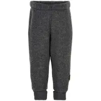 Mikk-Line Fleecehousut Merinovilla, Anthracite Melange, 110