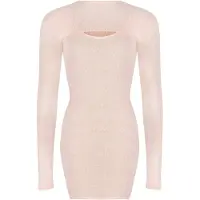 OW Collection Peach Dress - Pink - M