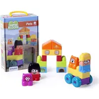 Miniland Super Blocks Pets 20 Units Monivärinen