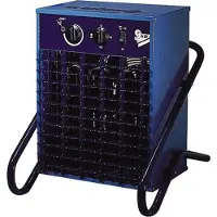 El-Björn VF9B, 9 kW, 3x400 V, IP44, kiinteä CEE-liitäntä kaapelille.Mitat KxSxKxS 430x360x410 mm.