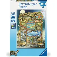 Ravensburger Fish And Reptile Menagerie 200P - Multi/patterned - ONE SIZE
