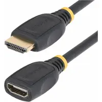 StarTech.com 6.6ft 2m hdmi 2.0 extension cable high speed hdmi port saver cable 4k 60hz hdmi extension cord m/f