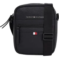Tommy Hilfiger Olkalaukku 'Essential' punainen / musta / valkoinen