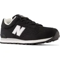 New Balance unisex for kids. GC515V1 Sneakers 515 black (38), Flat, Laces, Casual, Mesh, children's fashion