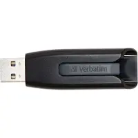 Verbatim Store 'n' Go V3 USB 3.0 64 Gt -muistitikku, musta/harmaa