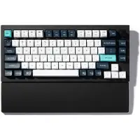 Keychron V1 / V2 / Q1 / Q2 Silicone Palm Rest, näppäimistön rannetuki, musta