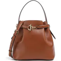 Ralph Lauren for woman. 431982787002 Blaike medium brown leather satchel bag (OSFA), Casual