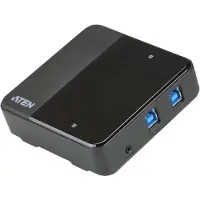 Aten 2x4 USB 3.2 Gen1 -jakokytkin, musta