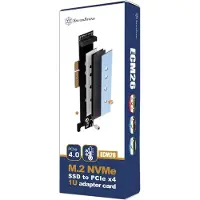 Silverstone SST-ECM26-V2 M.2-portti (M-Key) PCIe 4.0 x 4-Schnittstelle -muodossa (M-Key)