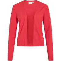 Vila Viril Short L/S Knit Cardigan-Noos - Red - L