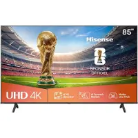 Hisense 85" A6Q-serien 4K UHD Smart LED-TV – HDR, Dolby Audio, inbyggda streamingappar