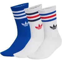 Adidas 3S Crew S 3P Socks white / white / croyal Koko S
