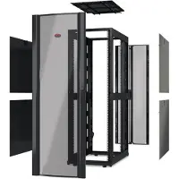 APC NetShelter SX, Itseseisova teline, 48U, 1704 kg, 161,4 kg, Musta (AR3357X610)