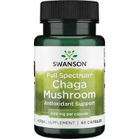 Swanson Health Täyden spektrin Chaga-sieni 400 mg - 60 kapselia