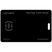 4smarts – Location Finder SkyTag Card Duos ReCharge, black (541718)
