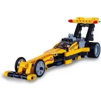 Jamara CaDA Drag Racing, Auto, 6 vuosi/vuosia, Musta, Keltainen (402863)
