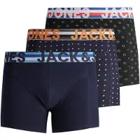 Jack & Jones Jachenrik Trunks 3 Pack Noos - Navy - M