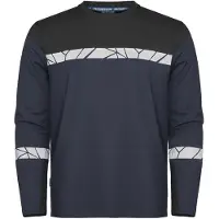 Projob 7002 Long Sleeve T-Shirt 7002 Long Sleeve T-Shirt 9910-Viz Navy/Black L