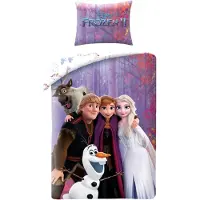 Halantex SP. z.o.o. Puuvillainen vuodevaate 140x200 Frozen Elsa ja Anna