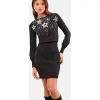 Lipsy Neulemekko musta / hopea