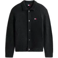 Tommy Hilfiger Tjm Reg Badge Knitted Cardigan - Black - L