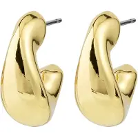 Pilgrim Jennings Hoop Earrings Gold-Plated - Gold - ONE SIZE
