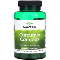 Swanson Health , Kurkumin Kompleksi, 120 Kasvissyöjäpilleriä