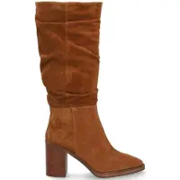 Alpe for woman. 521911 Brown Indiana Leather Boots (37), 3 to 5 cm, Zip, Casual