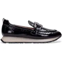 Hispanitas for woman. HI254386 Kansas Rock Leather Moccasins black (40), Flat, 1 to 3 cm, None, Casual