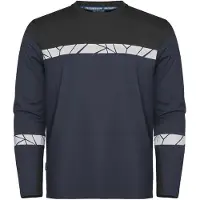 Projob 7002 Long Sleeve T-Shirt 7002 Long Sleeve T-Shirt 9910-Viz Navy/Black M