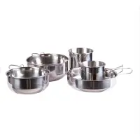 Mil-Tec Cook Set Stainless Steel 5pcs