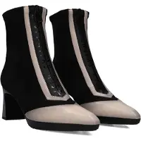 Hispanitas for woman. BHI254186 Soho Leather Ankle Boots black (41), 5 to 8 cm, Zip, Casual