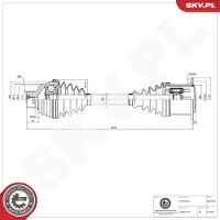 ESEN SKV Vetoakseli 40SKV079