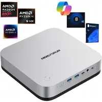 Minisforum Tietokone Mini-PC AI X1 Pro 32GB, 1TB Ryzen AI 9 HX 370 890M Windows 11 Pro