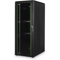 Digitus DN-19 47U-8/12-1B, Itseseisova teline, 47U, 800 kg, Näppäinlukko, 169 kg, Musta