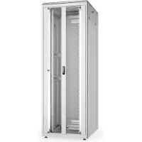 Digitus DN-31134, Itseseisova teline, 47U, 800 kg, Näppäinlukko, Kotelon kiskot, Säädettävät jalat