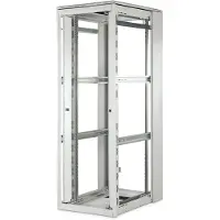 Digitus DN-31132, Itseseisova teline, 47U, 800 kg, Kotelon kiskot, Säädettävät jalat, Tehostunut kaapelinhallinta