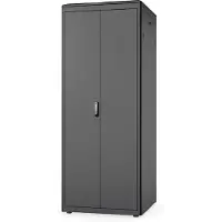 Digitus DN-31121-B, Itseseisova teline, 42U, 800 kg, Näppäinlukko, Kotelon kiskot, Säädettävät jalat