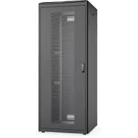 Digitus DN-31115-B, Itseseisova teline, 42U, 800 kg, Näppäinlukko, Kotelon kiskot, Säädettävät jalat