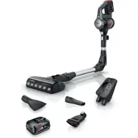Bosch Unlimited 7 BBS712A - Støvsuger - pind/håndholdt (2-i-1) - uden pose - ledningsfri - antracit - 2 batterier, inkluderet oplader