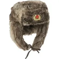 Mil-Tec Furhat with Emblem Deluxe (Size: Large (59-60))